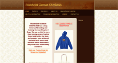 Desktop Screenshot of framheimshepherds.com